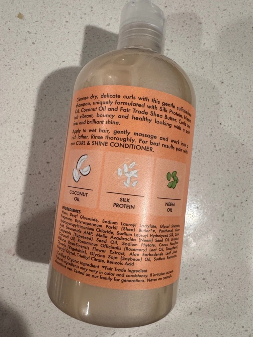 Shea Moisture cleanses hydrates